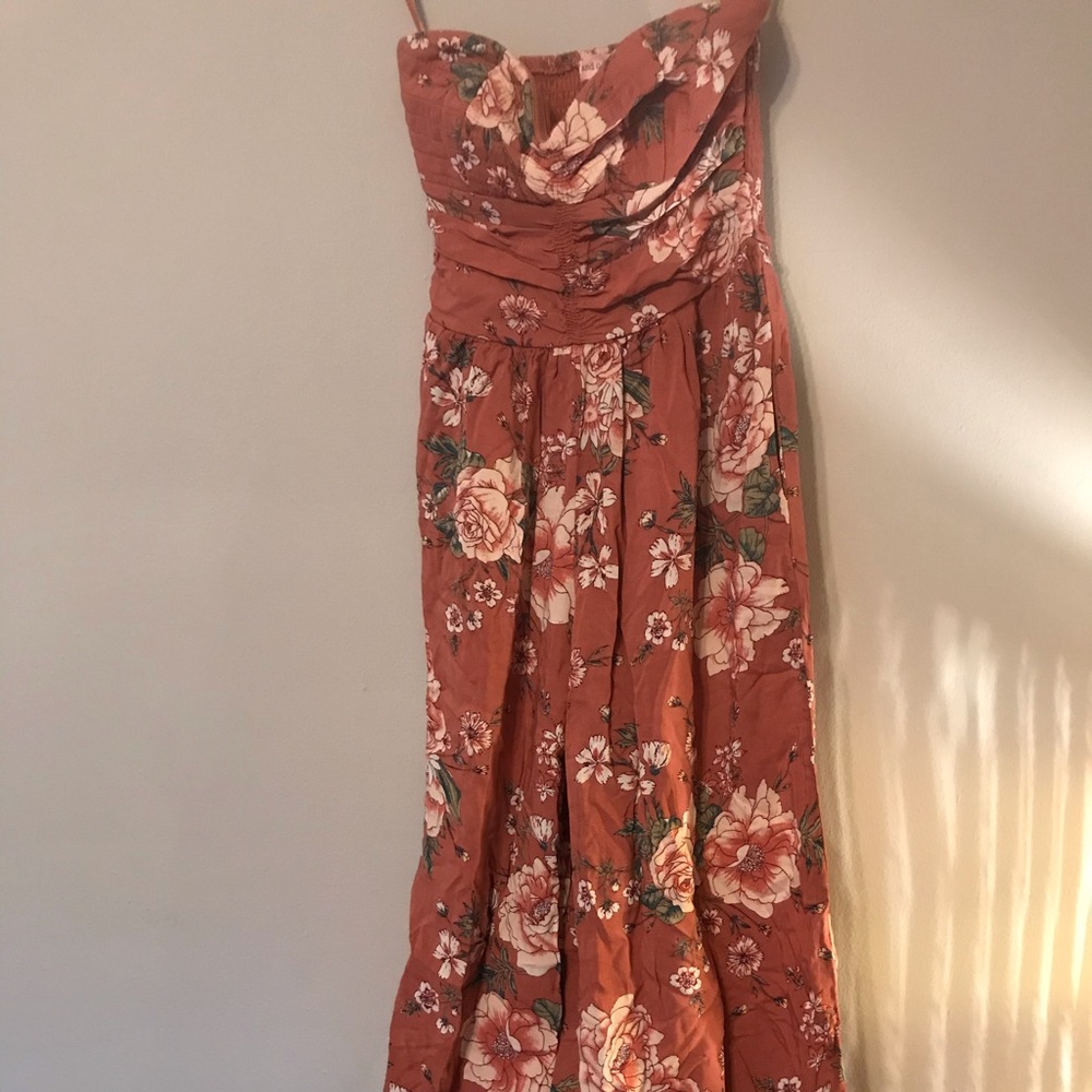 Strapless jumpsuit